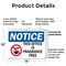 Signmission This Office Is Fragrance Free, 14 in W x Rectangle, Plastic OS-2PACK-NS-P-1014-L-18643 - alternate 4